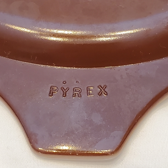 Pyrex 20-C13 Vintage Brown & White Casserole Baking Dish Cover Lid - Picture 8 of 8